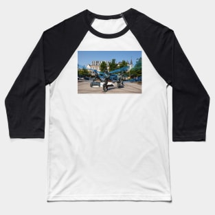 Luxembourg; City; Place; old town; Houses; Place du Theater Baseball T-Shirt